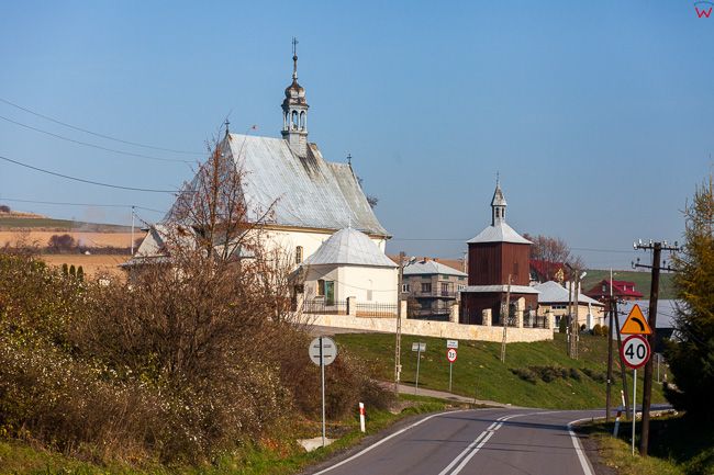Strzegowa, panorama wsi. EU, PL, Malopolska.